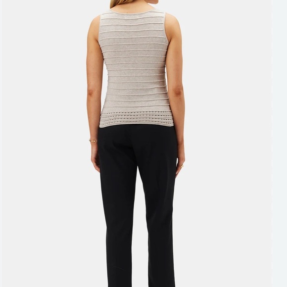 NWT Amour Vert Yvonne Tank, Medium, Oatmeal - Picture 3 of 3